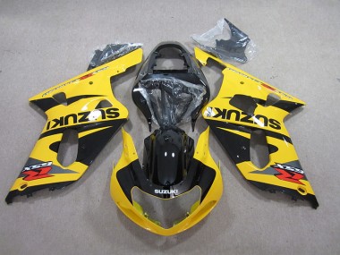 GSXR 600 K1 K2 K3 2001-2003 Motorrad Verkleidungen - Gelb Schwarz