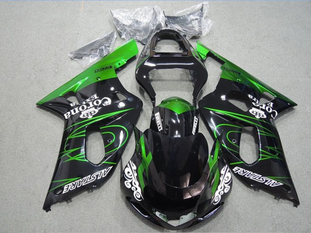 GSXR 600 K1 K2 K3 2001-2003 Motorrad Verkleidungen - Schwarz Grün Corona Extra GSXR 600 K1 K2 K3 2001-2003 Motorrad Verkleidungen - Schwarz Grün Corona Extra
