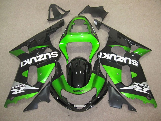 GSXR 600 K1 K2 K3 2001-2003 Motorrad Verkleidungen - Schwarz Grün GSXR 600 K1 K2 K3 2001-2003 Motorrad Verkleidungen - Schwarz Grün