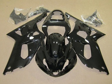 GSXR 600 K1 K2 K3 2001-2003 Motorrad Verkleidungen - Schwarz