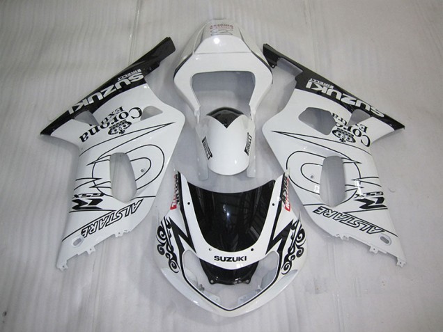GSXR 600 K1 K2 K3 2001-2003 Motorrad Verkleidungen - Weiß Schwarz Corona Extra GSXR 600 K1 K2 K3 2001-2003 Motorrad Verkleidungen - Weiß Schwarz Corona Extra