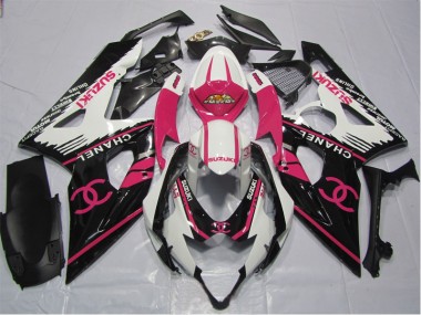 GSXR 600 K6 2006-2007 Motorrad Verkleidungen - Rosa Chanel