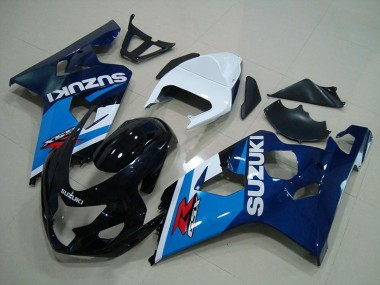 GSXR 750 K4 2004-2005 Motorrad Verkleidungen - Blau Weiß
