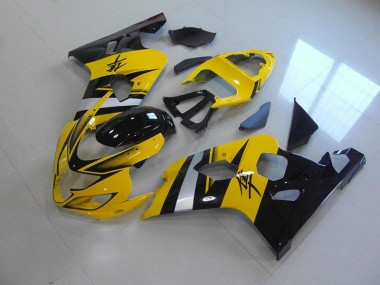 GSXR 750 K4 2004-2005 Motorrad Verkleidungen - Gelb Schwarz