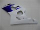 Suzuki GSXR 600/750 Motorrad Verkleidung 2004-2005 - Weiss Blau Schwarz