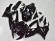 Suzuki GSXR 600/750 Motorrad Verkleidung 2006-2007 - Glanzendes Schwarz