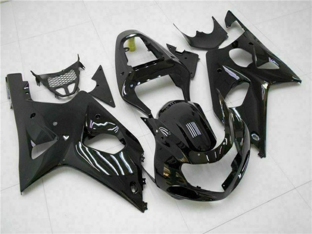 Suzuki GSXR 1000 Motorrad Verkleidung 2000-2002 - Glanzendes Schwarz