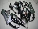 Suzuki GSXR 1000 Motorrad Verkleidung 2005-2006 - Glanzendes Schwarz Silber