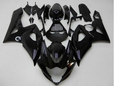 Suzuki GSXR 1000 Motorrad Verkleidung Kit 2005-2006 - Glanzendes Schwarz
