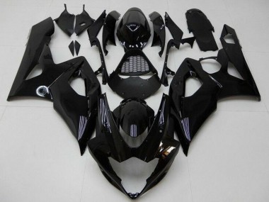 Suzuki GSXR 1000 Motorrad Verkleidung Kit 2005-2006 - Glanzendes Schwarz
