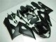 Suzuki GSXR 1000 Motorrad Verkleidung 2005-2006 - Glanzendes Schwarz Matt Schwarz