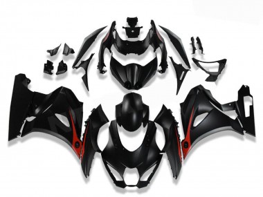 Suzuki GSXR 1000 Motorrad Verkleidung 2017-2024 - Schwarz Rot