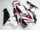 Honda CBR600RR Motorrad Verkleidungen Kit 2005-2006 - Weiss Rot Schwarz