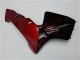 Honda CBR600RR Motorrad Verkleidung Kit 2005-2006 - Glanzendes Schwarz Rot Flamme