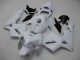 Honda CBR600RR Motorrad Verkleidung 2005-2006 - Glanzendes Weiss