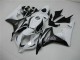 Honda CBR600RR Motorrad Verkleidung 2007-2008 - Weiss Glanzendes Schwarz