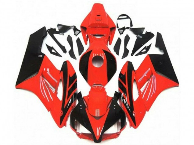 Honda CBR1000RR Motorrad Verkleidung 2004-2005 - Rot Glanzendes Schwarz