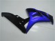Honda CBR1000RR Motorrad Verkleidung Kit 2006-2007 - Blau Glanzendes Schwarz