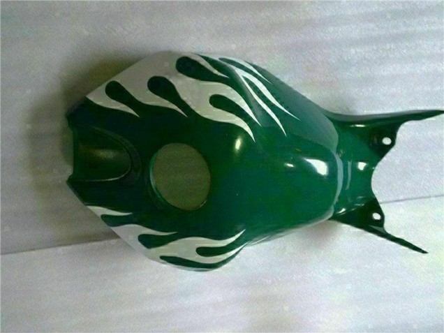 Honda CBR1000RR Motorrad Verkleidung 2006-2007 - Weiss Grun Flamme