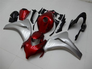 Honda CBR1000RR Motorrad Verkleidung 2008-2011 - Silber Kastanienbraun Rot