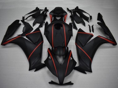 Honda CBR1000RR Motorrad Verkleidung 2012-2016 - Matt Schwarz Rot