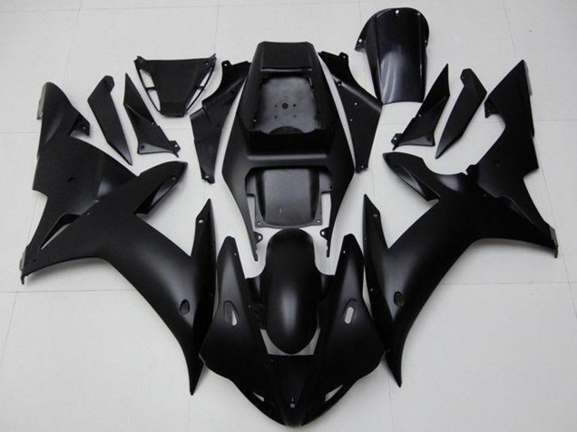 Yamaha YZF R1 Motorrad Verkleidung 2002-2003 - Matt Schwarz