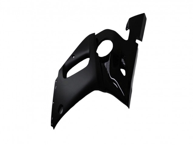 Yamaha YZF R6 Motorrad Verkleidung 1998-2002 - Glanzendes Schwarz Matt Schwarz