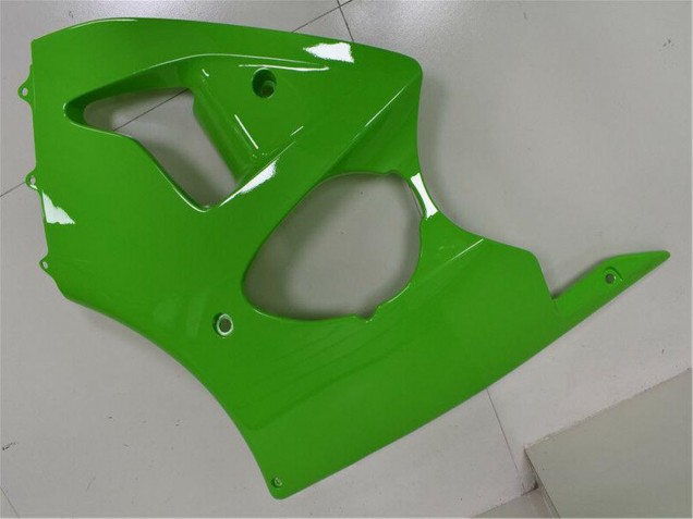 Kawasaki ZX6R Motorrad Verkleidung 2000-2002 - Grun Schwarz