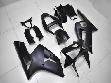 Kawasaki ZX6R Motorrad Verkleidung 2003-2004 - Matt Schwarz
