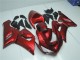Kawasaki ZX6R Motorrad Verkleidung 2005-2006 - Bonbon Rot