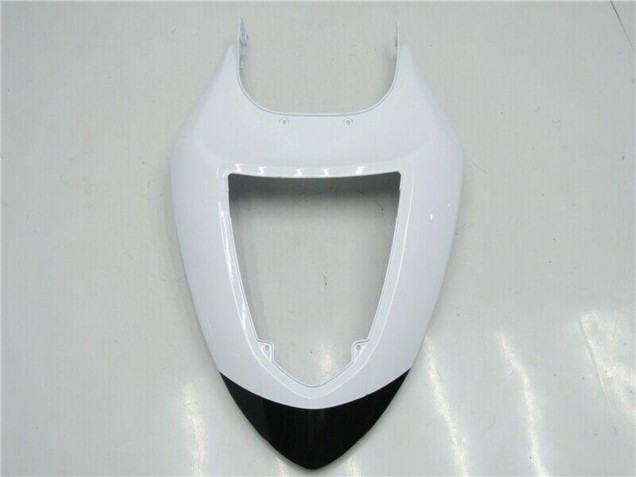 Kawasaki ZX6R Motorrad Verkleidung 2005-2006 - Weiss Glanzendes Schwarz