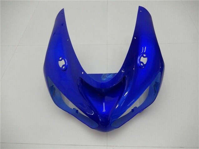 Kawasaki ZX6R Motorrad Verkleidung 2005-2006 - Blau Matt Schwarz
