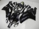 Kawasaki ZX6R Motorrad Verkleidung 2007-2008 - Glanzendes Schwarz