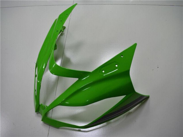 Kawasaki ZX6R Motorrad Verkleidung 2013-2018 - Grun Glanzendes Schwarz