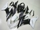 Kawasaki ZX6R Abs Verkleidungen 2013-2018 - Weiss Matt Schwarz