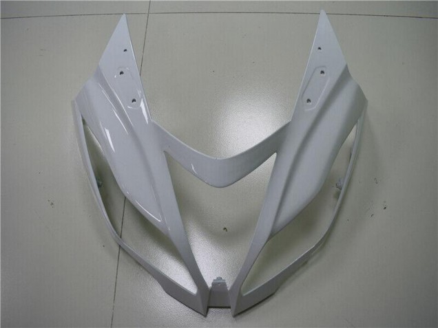 Kawasaki ZX6R Abs Verkleidungen 2013-2018 - Weiss Matt Schwarz