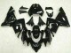 Kawasaki ZX10R Motorrad Verkleidung 2004-2005 - Glanzendes Schwarz
