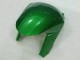 Kawasaki ZX10R Motorrad Verkleidung 2008-2010 - Glanzendes Schwarz Grun Flamme