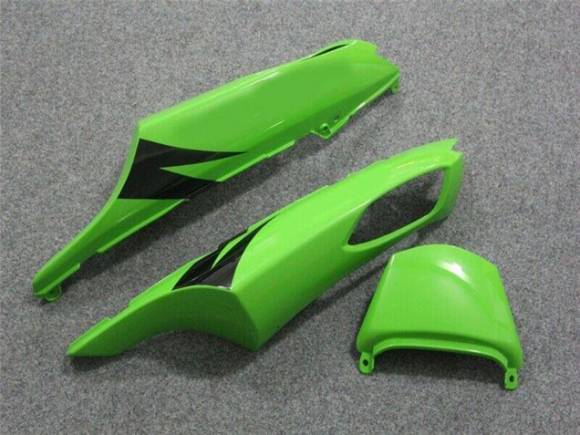 Kawasaki ZX14R ZZR1400 Motorrad Verkleidung 2006-2011 - Grun Glanzendes Schwarz