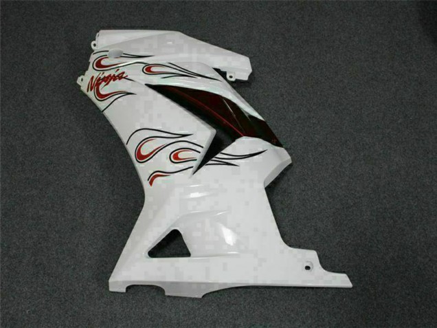 Kawasaki EX250 Motorrad Verkleidung 2008-2012 - Weiss Rot