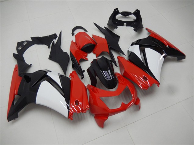 Kawasaki EX250 Motorrad Verkleidung 2008-2012 - Rot Weiss Schwarz