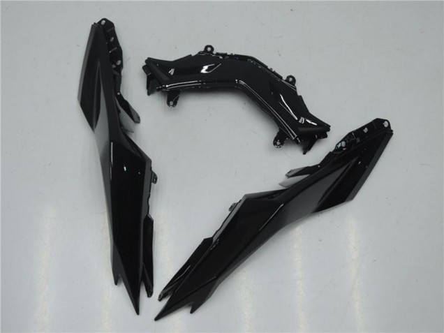 Kawasaki Ninja 300 EX300R Motorrad Verkleidung 2013-2024 - Glanzendes Schwarz Matt Schwarz