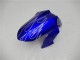 Kawasaki Ninja 300 EX300R Motorrad Verkleidung 2013-2017 - Blau Schwarz Weiss Flamme