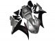 Yamaha YZF R1 Motorrad Verkleidung 2002-2003 - Silber Matt Schwarz