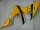 Yamaha YZF R1 Motorrad Verkleidung 2004-2006 - Gelb Glanzendes Schwarz Dunlop 50