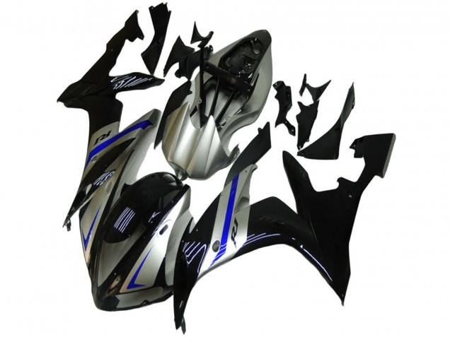 Yamaha YZF R1 Motorrad Verkleidung 2004-2006 - Silber Blau Schwarz