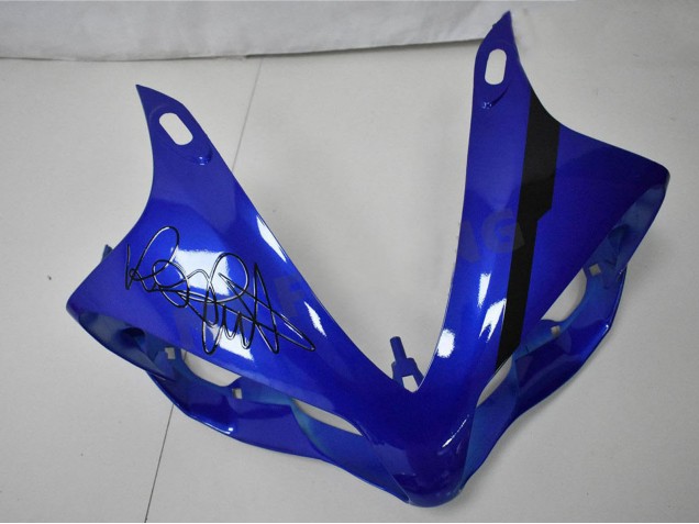 Yamaha YZF R1 Motorrad Verkleidung 2007-2008 - Blau Gelb Schwarz Hai