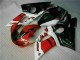Yamaha YZF R6 Motorrad Verkleidung 1998-2002 - Weiss Rot Glanzendes Schwarz
