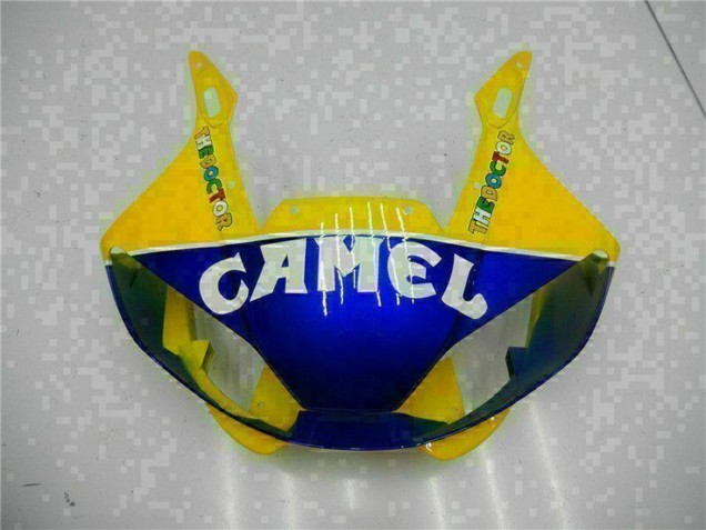 Yamaha YZF R6 Motorrad Verkleidung 1998-2002 - Gelb Blau Weiss Kamel Motul