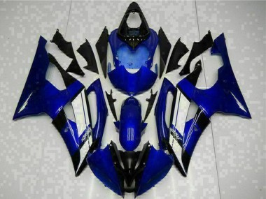 Yamaha YZF R6 Motorrad Verkleidung 2008-2016 - Blau Weiss